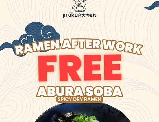 Jiroku Ramen Free Abura Soba