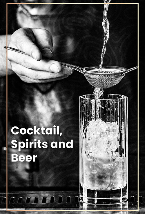 Menu Booze 21 +