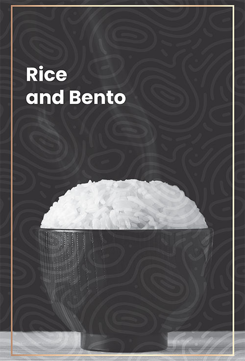 Menu Rice and Bento